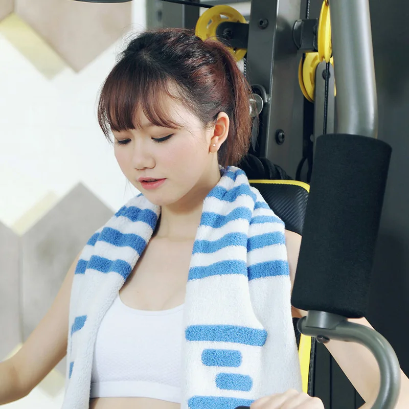 Спортивное Полотенце Xiaomi ZSH 30 см x 110 см, Впитывающее Воду полотенце из хлопка для семьи, фитнеса, йоги, альпинизма, упражнений на открытом воздухе D5