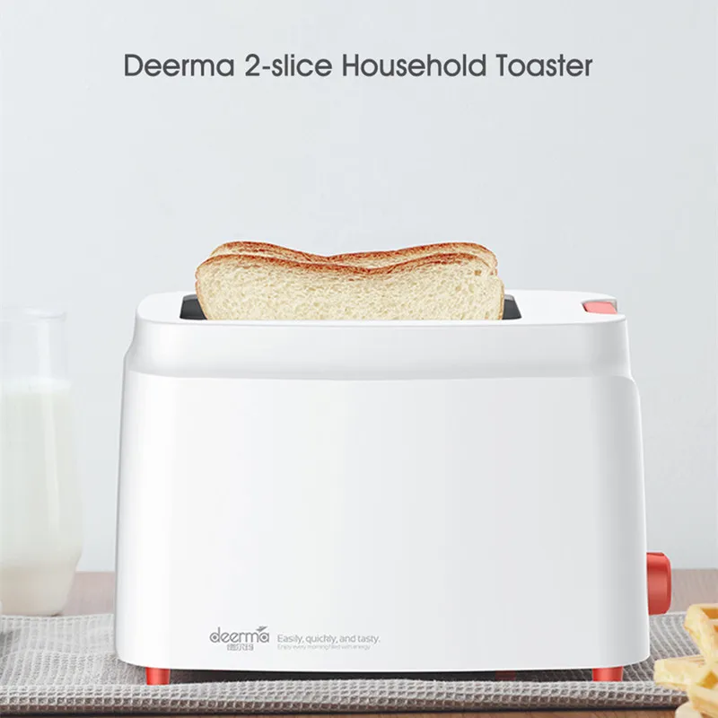 Deerma Automatic Electric Bread Baking Machine Toaster Breakfast Toast Sandwich Maker 9 Gears Adjustable Household Home