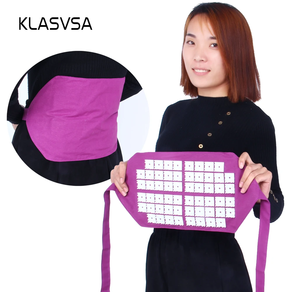 KLASVSA العلاج بالابر حزام مدلك الوخز بالإبر الإجهاد التفكير حصيرة رئيس عودة الساق الألم الإغاثة الاسترخاء الرعاية الصحية