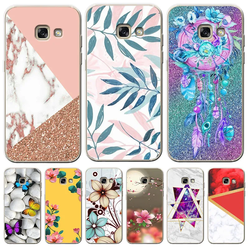 

Luxury Flower marble For Samsung Galaxy A10 A20 A30 A40 A50 A70 M10 M20 phone Case Cover Coque Etui Capinha capa funda shell