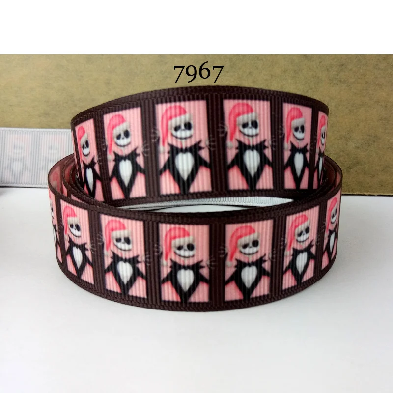 Оптовая продажа ленты 50 ярдов в Размер Хэллоуин печатных 7966|printed ribbon|ribbon