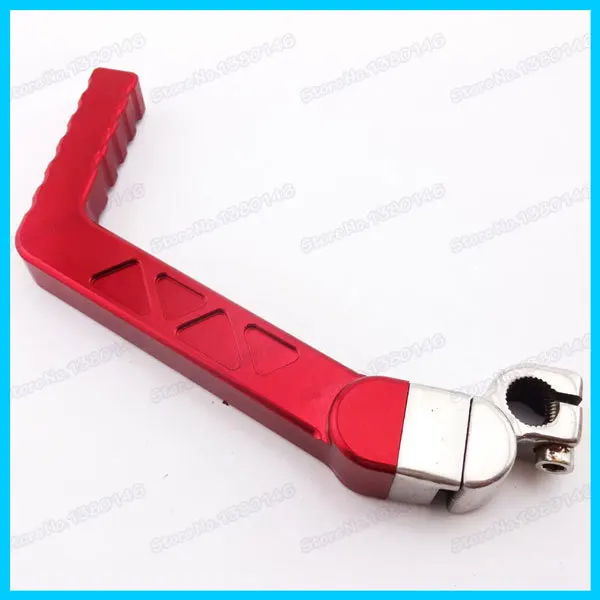 Pit Dirt Bike CNC Kick Start Starter Lever Red For 50cc