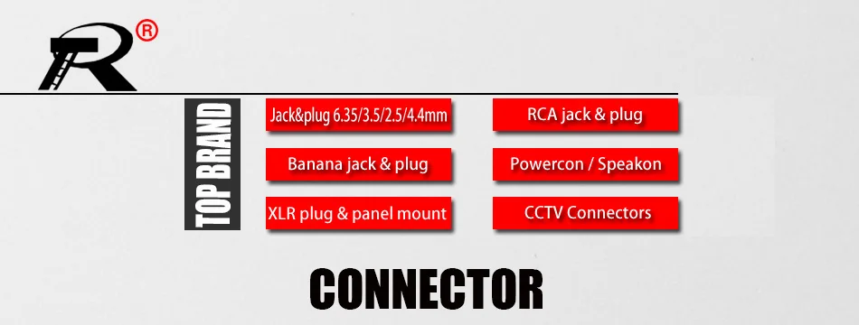 RCA CONNECTOR 3.5MM JACK BANANA PLUG XLR BNC USB ADAPTER EARPHONE PLUG SPEAKER POWERCON WIRE CONNECTOR (1)