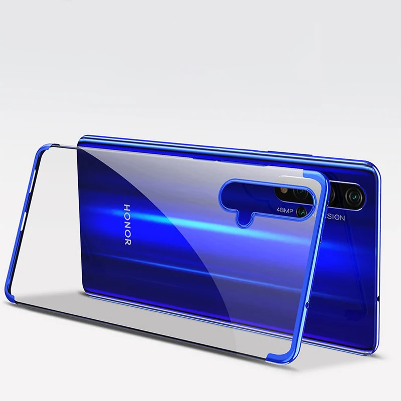 Чехол KEYSION с покрытием для телефона Huawei Honor 20 Pro 20i Lite View V20 прозрачная Мягкая