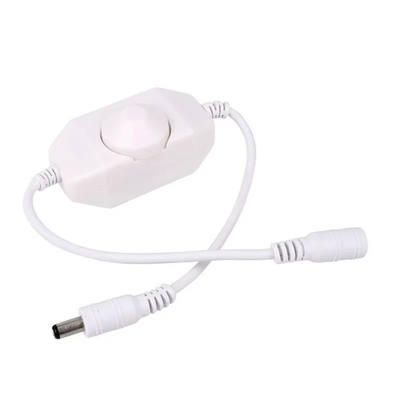 DC12-24V LED Strip Dimmer Brightness Adjust Switch Controller Connector for DC12-24V Single Color LED Strip Dimming