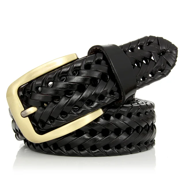 Pin Buckle Woven Knitted Quality Belt