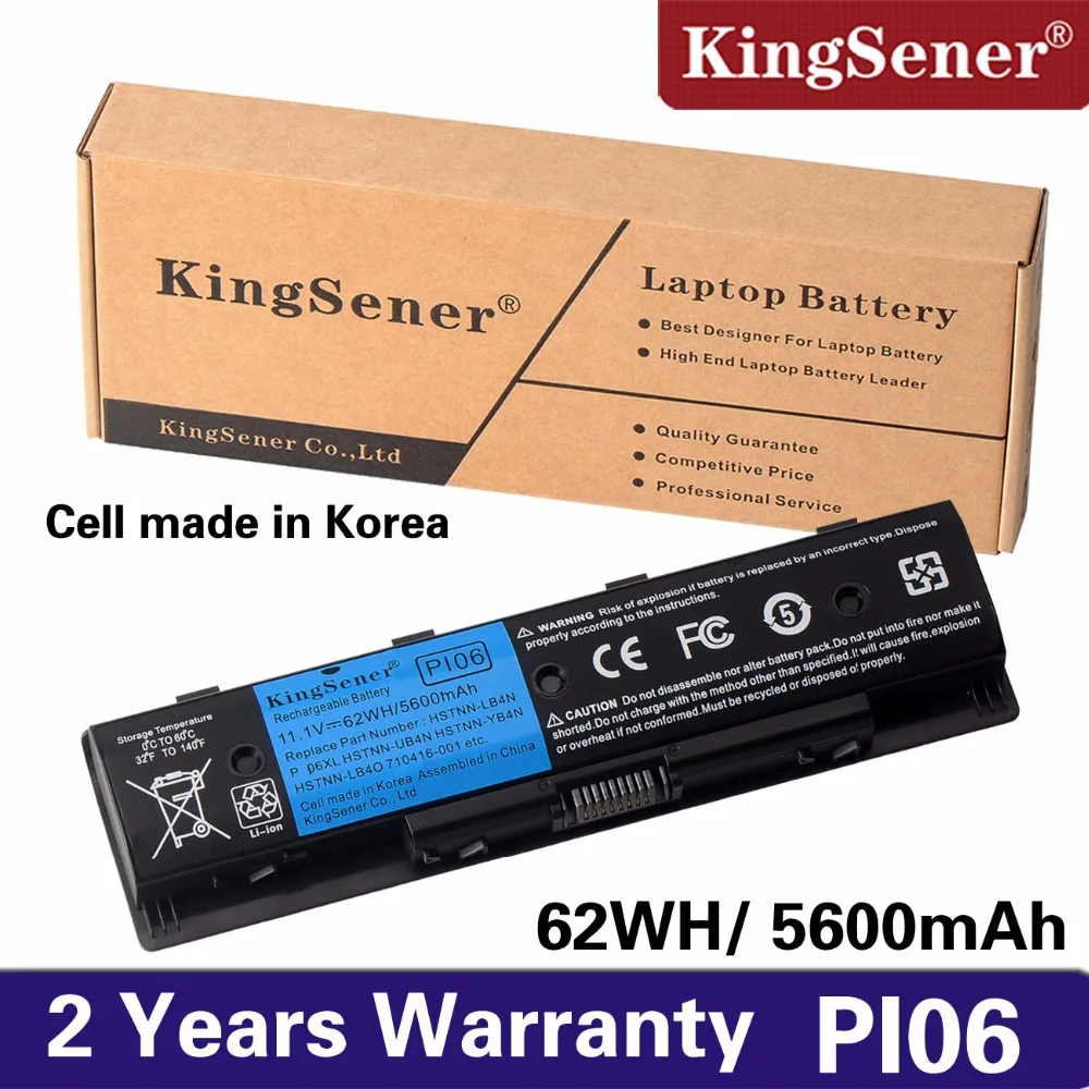 Korea Cell KingSener PI06 Laptop Battery for HP Pavilion 14 Pavilion 15 Series PI06 PI09 HSTNN-UB4N HSTNN-UB4O 710416-001 62WH Korea Cell KingSener PI06 Laptop Battery for HP Pavilion 14 Pavilion 15 Series PI06 PI09 HSTNN-UB4N HSTNN-UB4O 710416-001 62WH