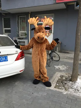 

High Quality Reindeer Cartoon Character Costume Cosplay Mascot Custom Products Custom-made(s.m.l.xl.xxl) Free Shipping 2019New