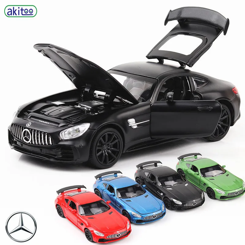 Akitoo Mercedes Benz GT супер спортивная модель автомобиля Игрушечная из сплава звук и свет