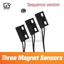 Потайная комната prop escape room game четыре магнитные датчики используют магниты для сенсорных датчиков в правильной серии, чтобы разблокировать реквизит путешественника