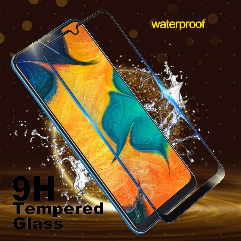 

Screen Protector For Samsung Galaxy A10 A30 A40 A50 A70 Tempered Glass 2.5D 9H Full Cover Water-Proof Protective tempered Film
