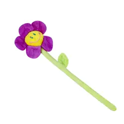 Плюшевый цветок ромашки с Счастливый смайлик лица красочные гибкие стебли игрушка-Подсолнечник