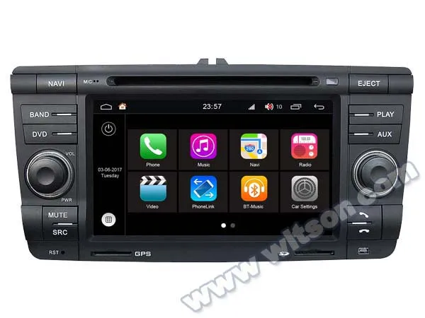 Clearance 7" Android 8.0 Oreo OS Car DVD Multimedia Navigation GPS Radio for Skoda Octavia 2004-2013 with Optional Car Play Function 0