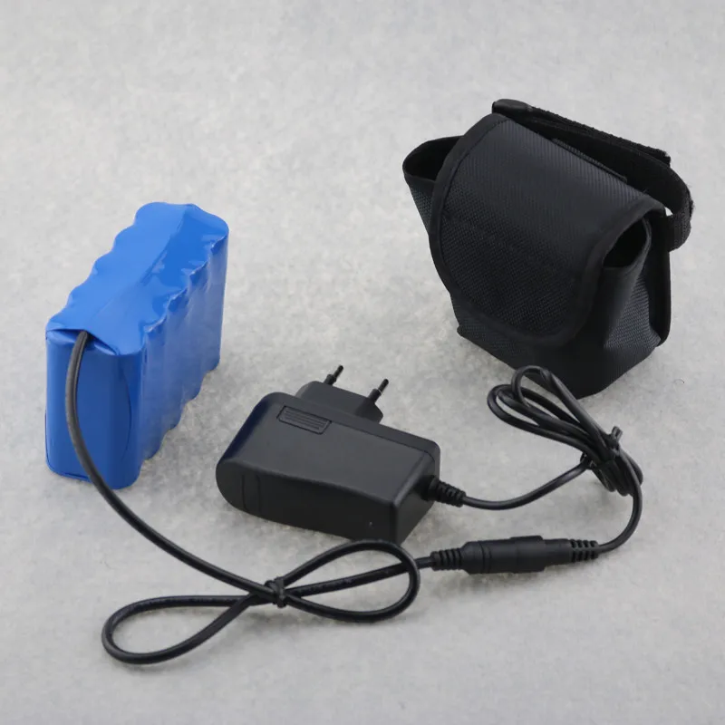 Best 8.4v 20000mAh 18650 Bike Light Power 10x18650 Rechargeable Li-ion Battery Pack For Cree X2 X3 T6 LED Bicycle Lamp With Charger 0
