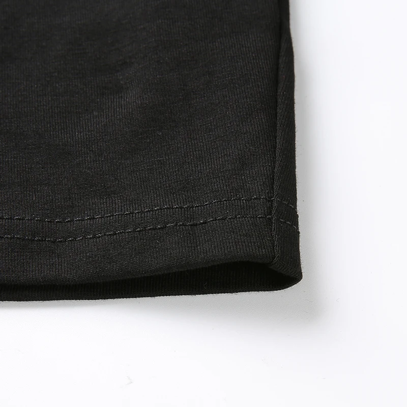 Weekeep, женская черная футболка с квадратным воротником, обрезанная повязка, открытая футболка с длинным рукавом, высокая уличная футболка, женская укороченная футболка