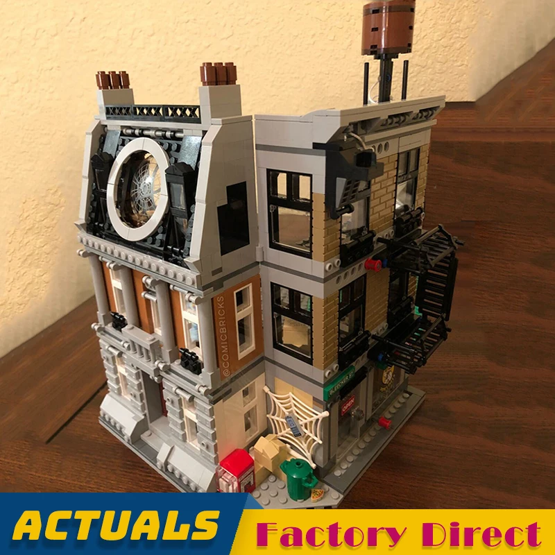 

Sanctum Sanctorum Showdown 07107 Superheroes Building Blocks Spider-Man Iron Man Avengers Apartment Model Brick LegoINGlys 76108