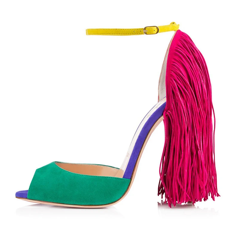 fringe high heels (5)
