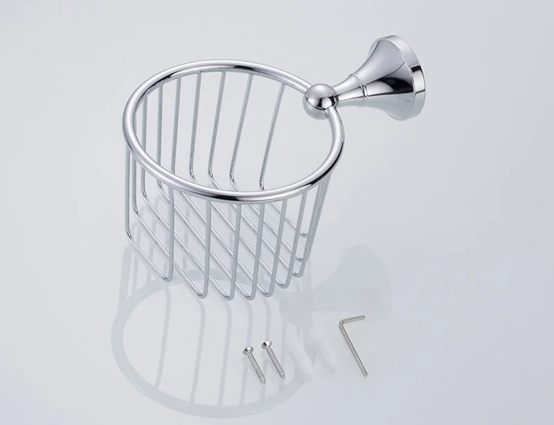 chrome paper holder brass wall mounted