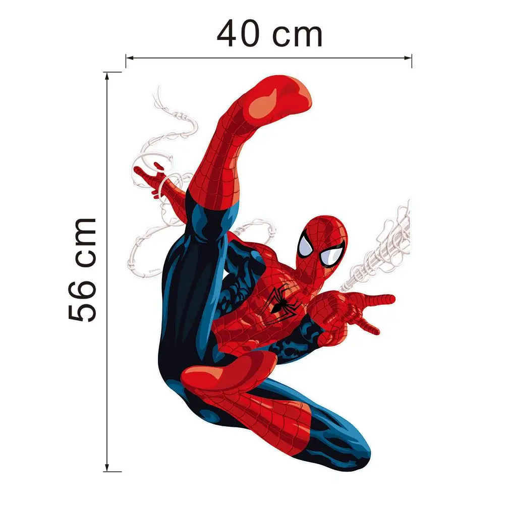 3d cartoon Spiderman Wall Stickers for Kids Rooms children room Wall decals Home Decor wallpaper Mural gift christmas decoration