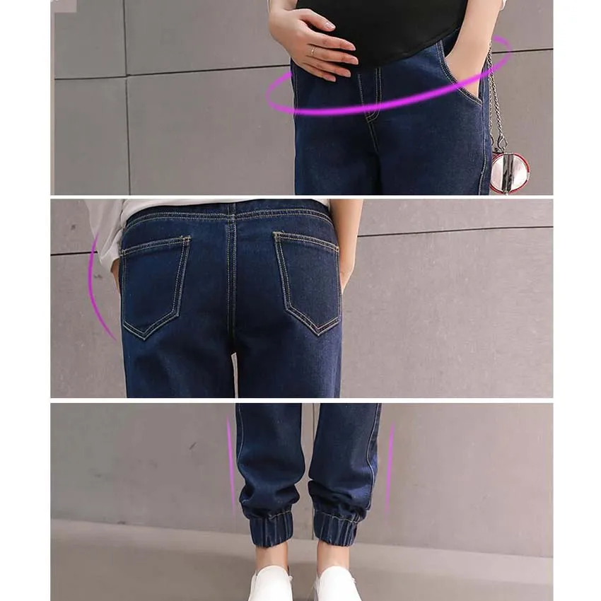 Высокая Одежда для беременных Брюки для беременных Беременность Каприс Брюки для беременных женщин Gestante Pantalones полная длина