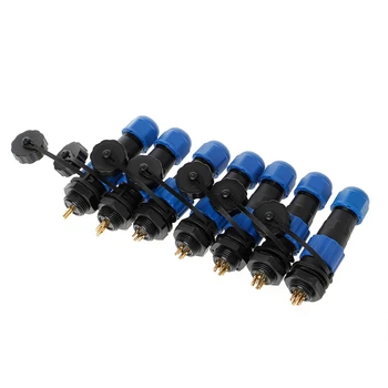 

OOTDTY IP68 SP13 1Pin/2Pin/3Pin/4Pin/5Pin/6Pin/7Pin Waterproof Plug Socket Cable Connector
