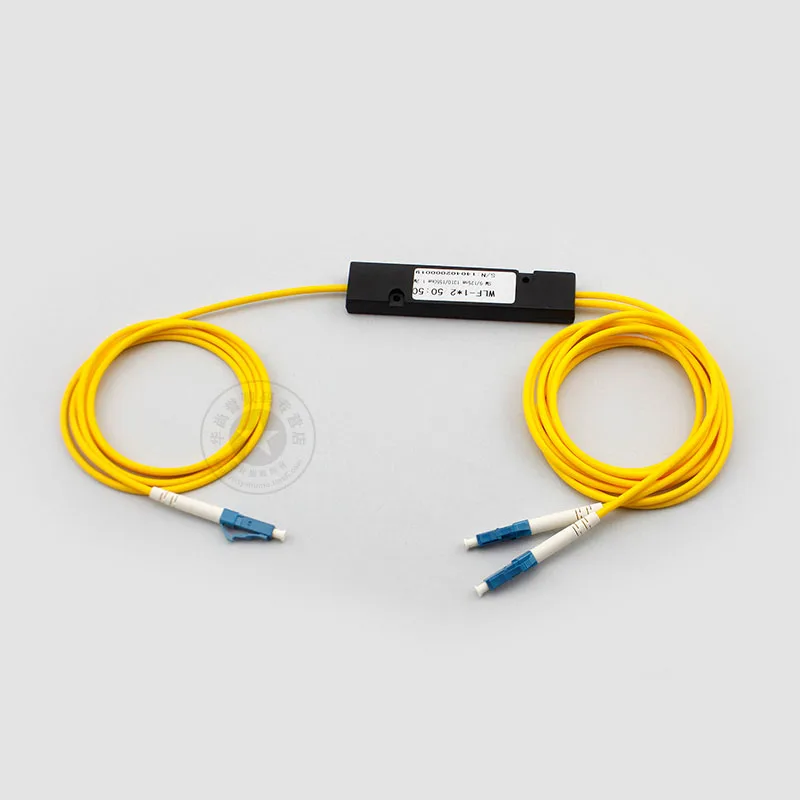 LC fiber jumper 1 into 2 out, splitter junction box, optical fiber