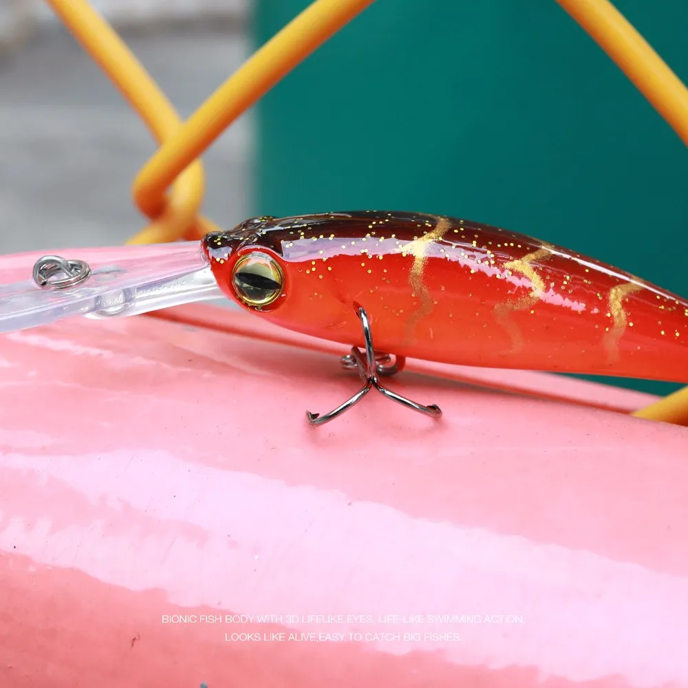 VTAVTA Wobbler Minnow Fishing Lure Crankbait 9cm 5.5g Carp Floating Artificial Batis Fishing Tackle Hard Lures minnow for Trout