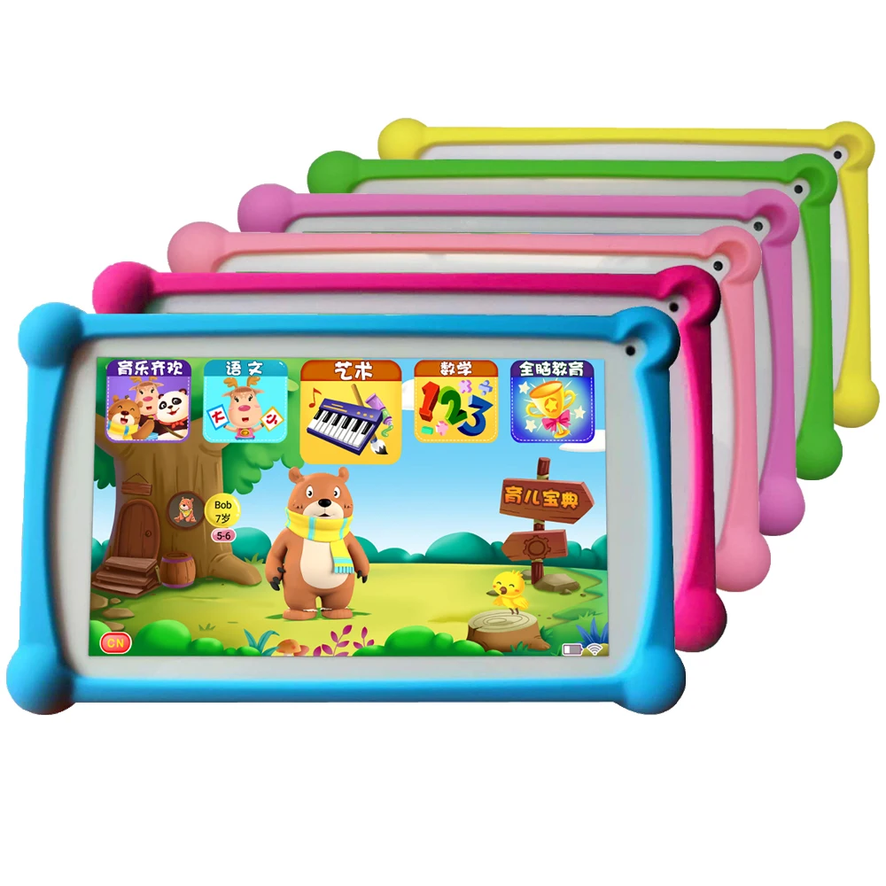 

Newest B.B.PAW Kids Tablet 7 inch in Chinese and English with 120+ Learning and Training Apps for Kids 2-6 Years Old