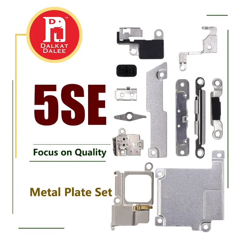 

For iPhone SE 5SE Internal Metal Parts Bracket Shield Plate Home Logic Kits Fastening Pad Spacer Replacement Fit for iPhone5SE