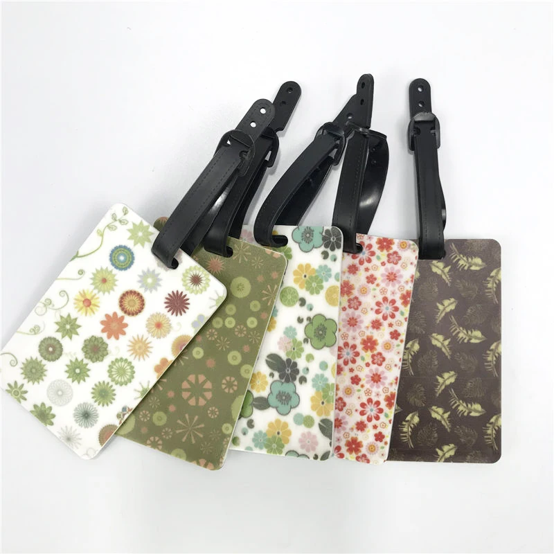 

Cartoon Flower Travel Accessories Luggage Tag Luggage Cover Suitcase Bus Case Portable Label ID Address Holder Baggage Label