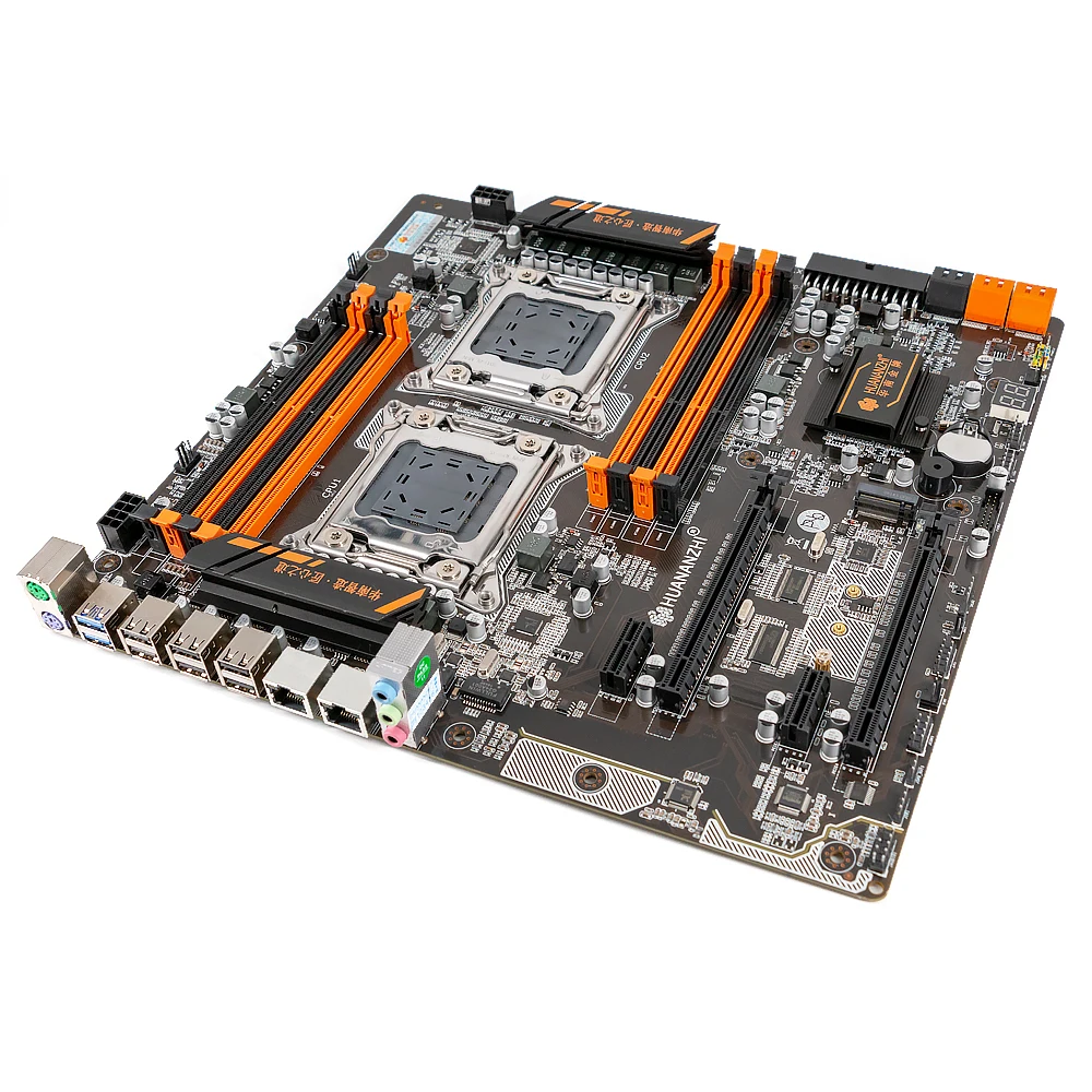 هوانان تشى X79-8D اللوحة إنتل المزدوج وحدة المعالجة المركزية LGA 2011 E5 2689 2670 V2 DDR3 1333/1600/1866 MHz 256 GB M.2 NVME SATA3 USB3.0 E-ATX هوانان تشى X79-8D اللوحة إنتل المزدوج وحدة المعالجة المركزية LGA 2011 E5 2689 2670 V2 DDR3 1333/1600/1866 MHz 256 GB M.2 NVME SATA3 USB3.0 E-ATX