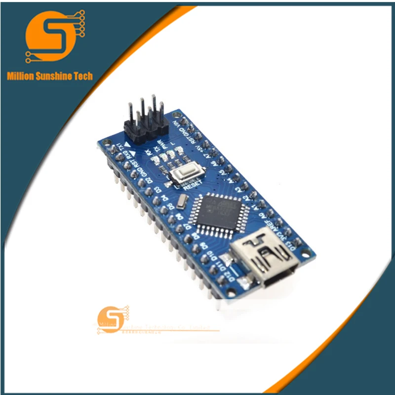 Для arduino Nano V3.0 контроллер ATMEGA328P ATMEGA328 CH340+ USB кабель