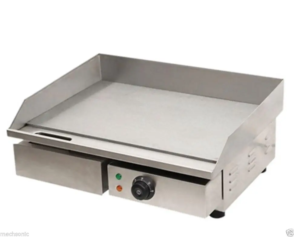

3KW 55CM Electric Griddle Grill Hot Plate Stainless Steel Commercial BBQ