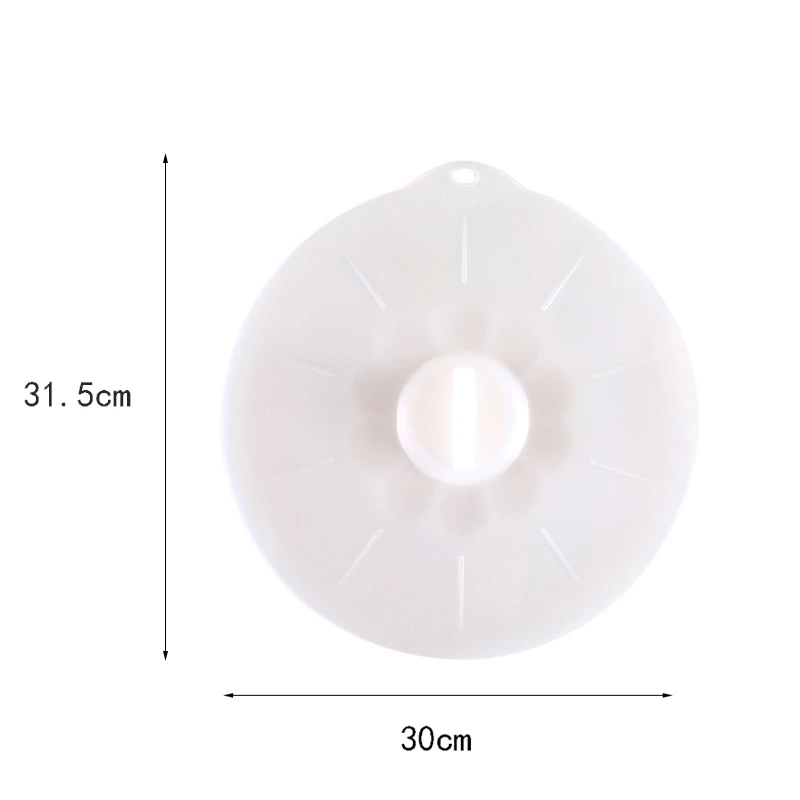 Очень большая Пищевая силиконовая чаша для микроволновой печи крышка свежая анти-Переливающаяся крышка пищевая обертка кухонная Кастрюля Сковорода Кухонные гаджеты 31,5 см
