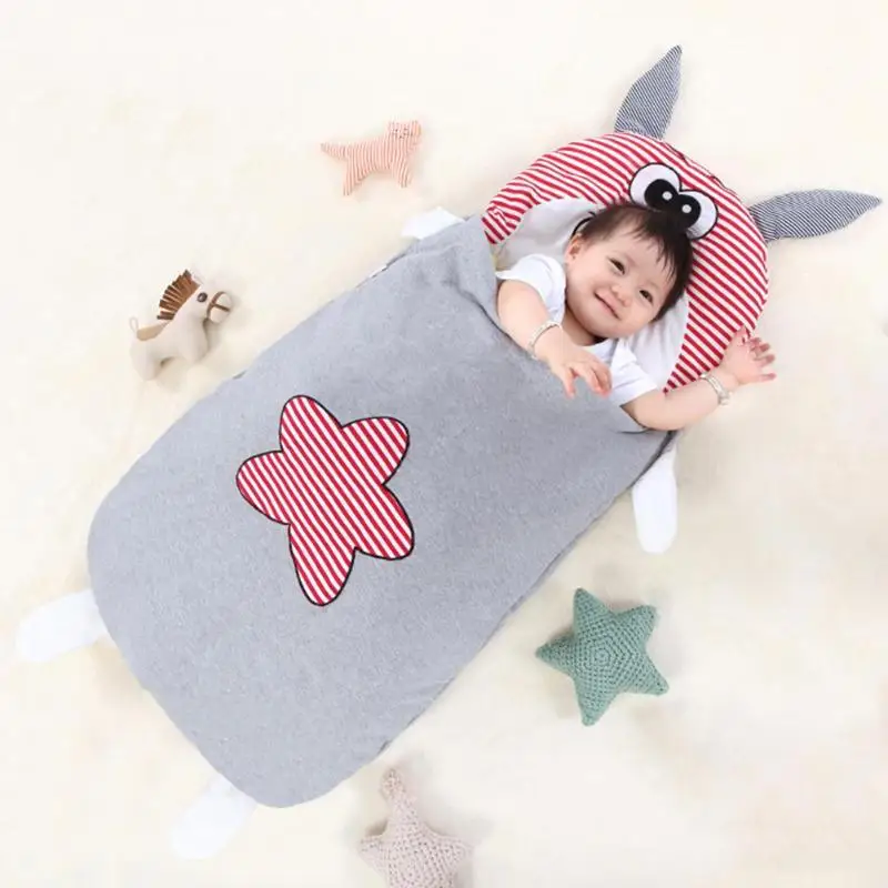 

baby bedding Baby sleeping bags Kids sleeping sack Cartoon Animals Baby Sleeping Bag Cotton Infant Winter Anti-roll Sleepsacks