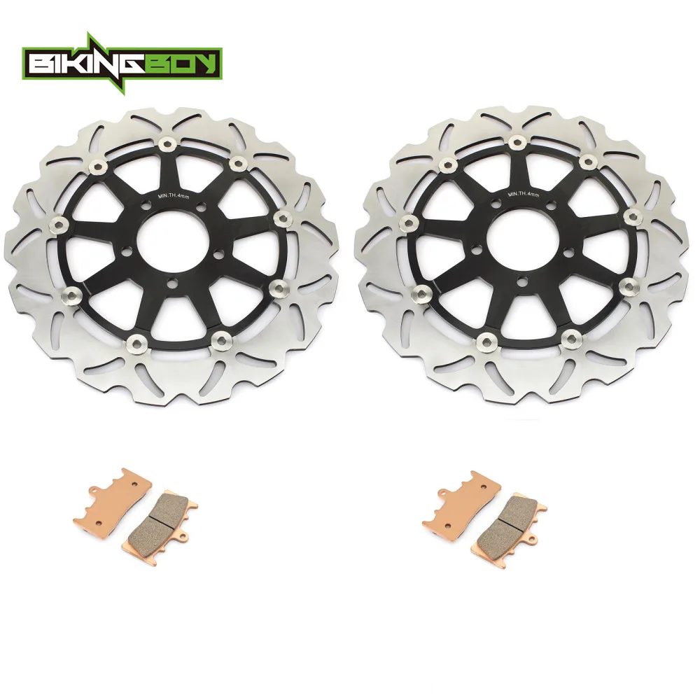 BIKINGBOY передние тормозные диски роторы колодки GSXR 750 96 99 GSX R 1000 01 02 TL1000R 98 03 GSX1300R Hayabusa