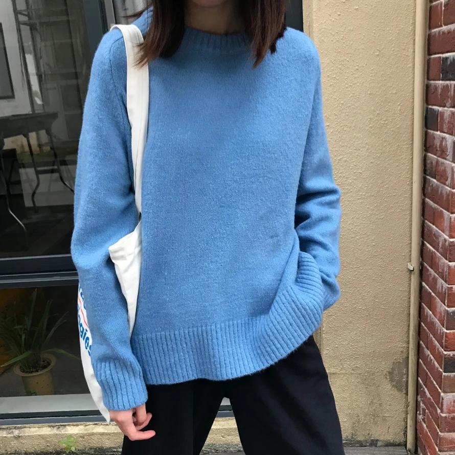 

autumn sweaters fashion 2019 women harajuku korean style winter clothes women personality retro warm pink knitted sweater women