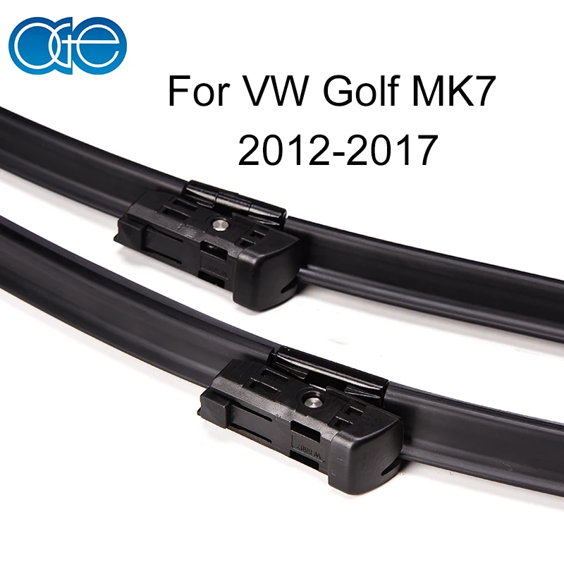 НГЕ передние и задние щетки стеклоочистителя для VW Golf 7 2012 2013 высококачественные резиновые аксессуары для лобового стекла автомобиля - Цвет: Golf MK7 2012-2017