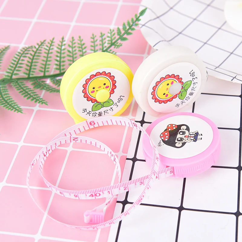 

150CM Retractable Metric Belt Portable Ruler Centimeter Inch Children Height Ruler Mini Measuring Tape Measure