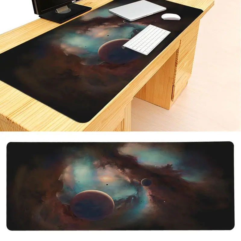 30x60cm Congsipad крутой персонализированный модный дизайн туманности красивый коврик для мышки в стиле аниме размер для 300x600x2 мм и 300x900x2 мм коврик для мыши - Цвет: 30x60cm