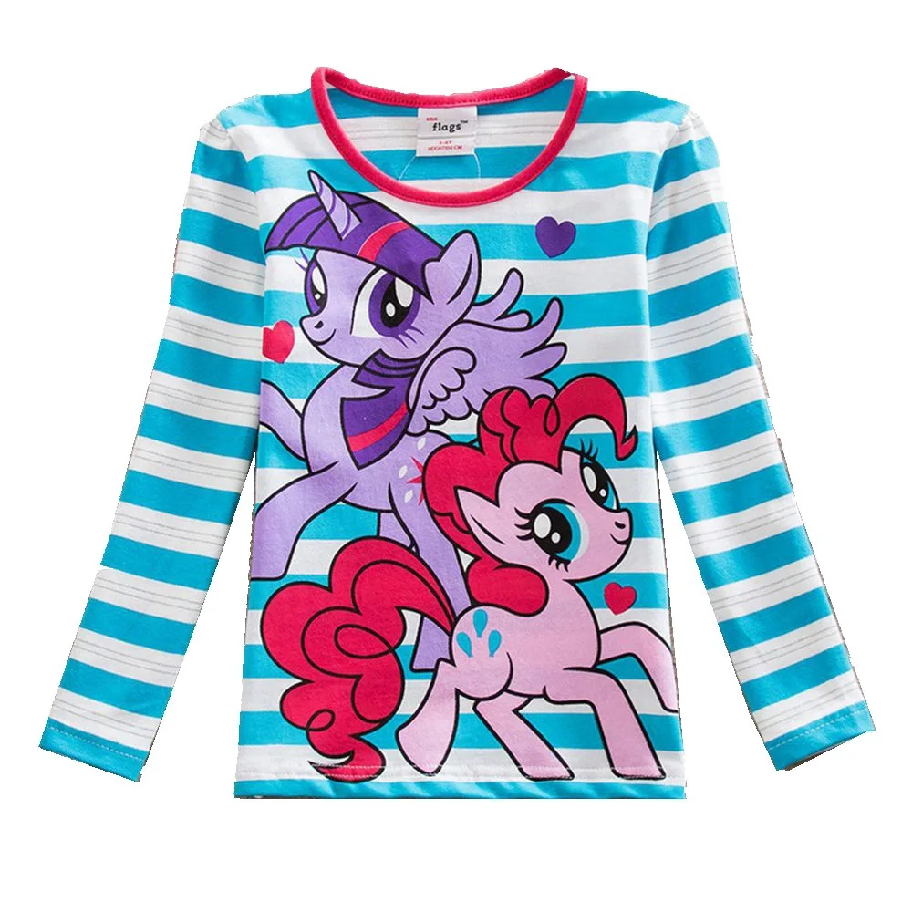 

NEAT 2017 Autumn casual Girl long sleeves T-Shirt printing pattern Children's clothes 100% cotton Kids fashion T-Shirt LPD1128