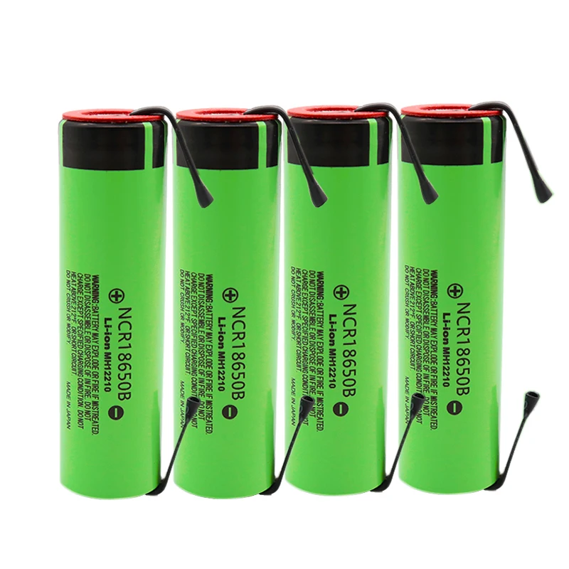 NCR18650B 3,7 V 3400mAh 18650 перезаряжаемый литиевый аккумулятор для батареи+ никелевый элемент DIY