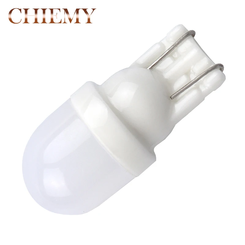 

1x Car Light T10 W5W Led Ceramic shell Wedge Bulb 3030 2SMD Auto Dome Reading Parking Lights Sidemarker Sidelight Lamp Bulbs