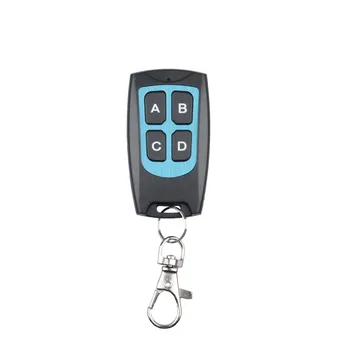 

4 Button Black Color Waterproof RF Wireless Remote Controller Transmitter Ultra-Thin fittings for professional 100pcs/lot