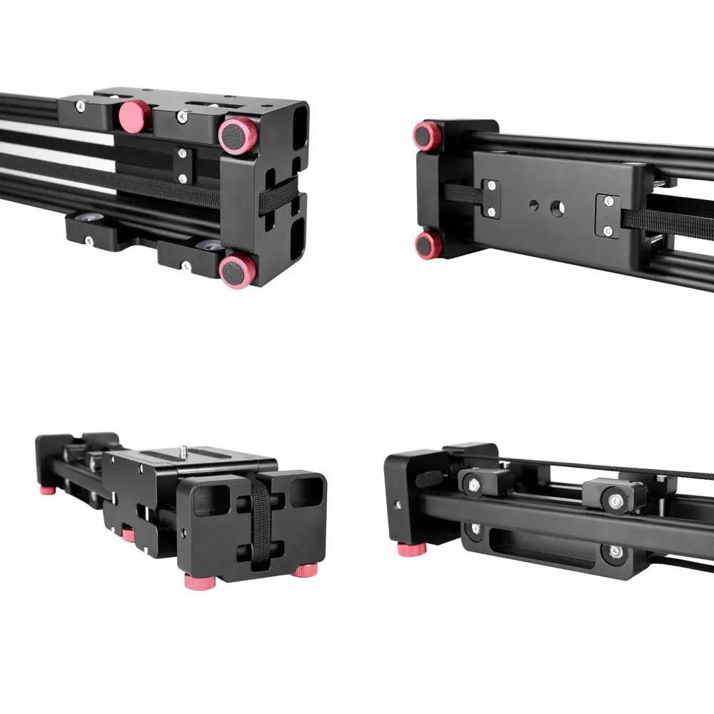 New Portable Travel Adjustable DSLR Video Camera Slider Track 50mm Double Distance for SLR DV Camera Camcorder Dolly Stabilizer