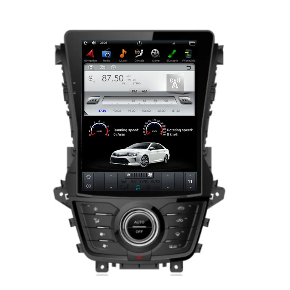 

10.4" Tesla Type Android Fit For CHANGAN CS75 Car DVD Player Navigation GPS Radio