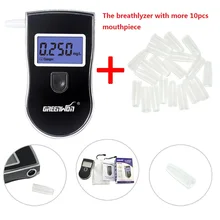 Лучшие подарки с мундштуком на спирт метр профессиональный полицейский цифровой алкотестер Алкотестер AT-818