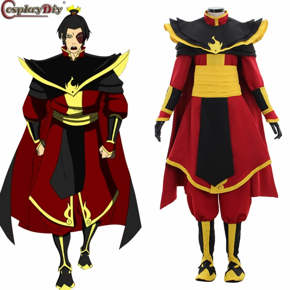 

Anime Avatar The Last Airbender Prince Zuko Azula Cosplay Costume Adult Halloween Party Xmas Custom Made Uniform Clothes