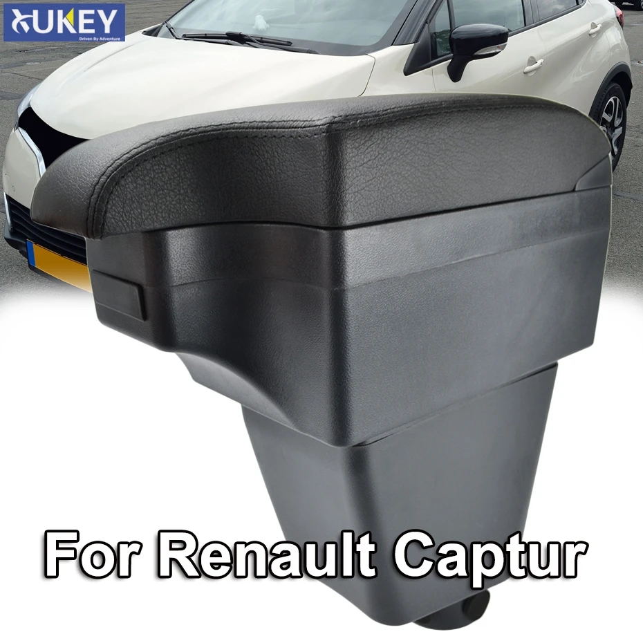 Чехол для подлокотника Renault Captur 2013 2017 новый черный центральный ящик магазина 2015