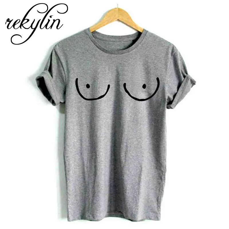 

Funny TITTIES BOOBS BOOBIES Print New Women Tshirt Cotton Casual Shirt For Top Tee Girl Hipster Latest Drop Ship